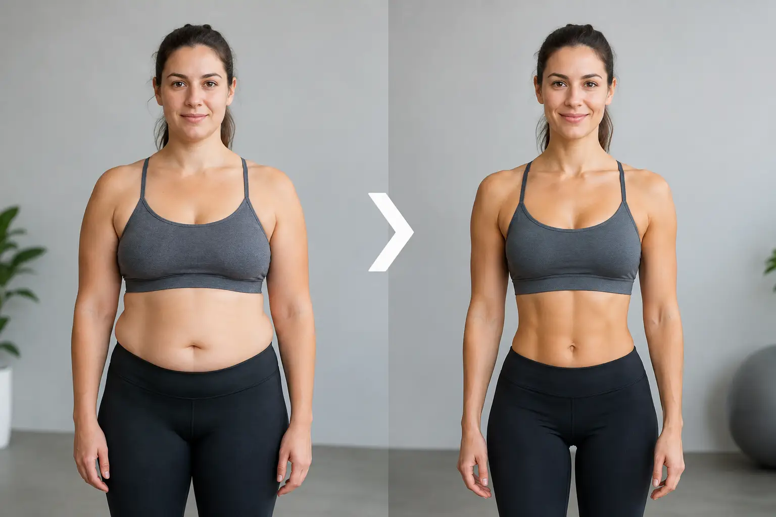 A Body Sculpting Transformation Example Explained
